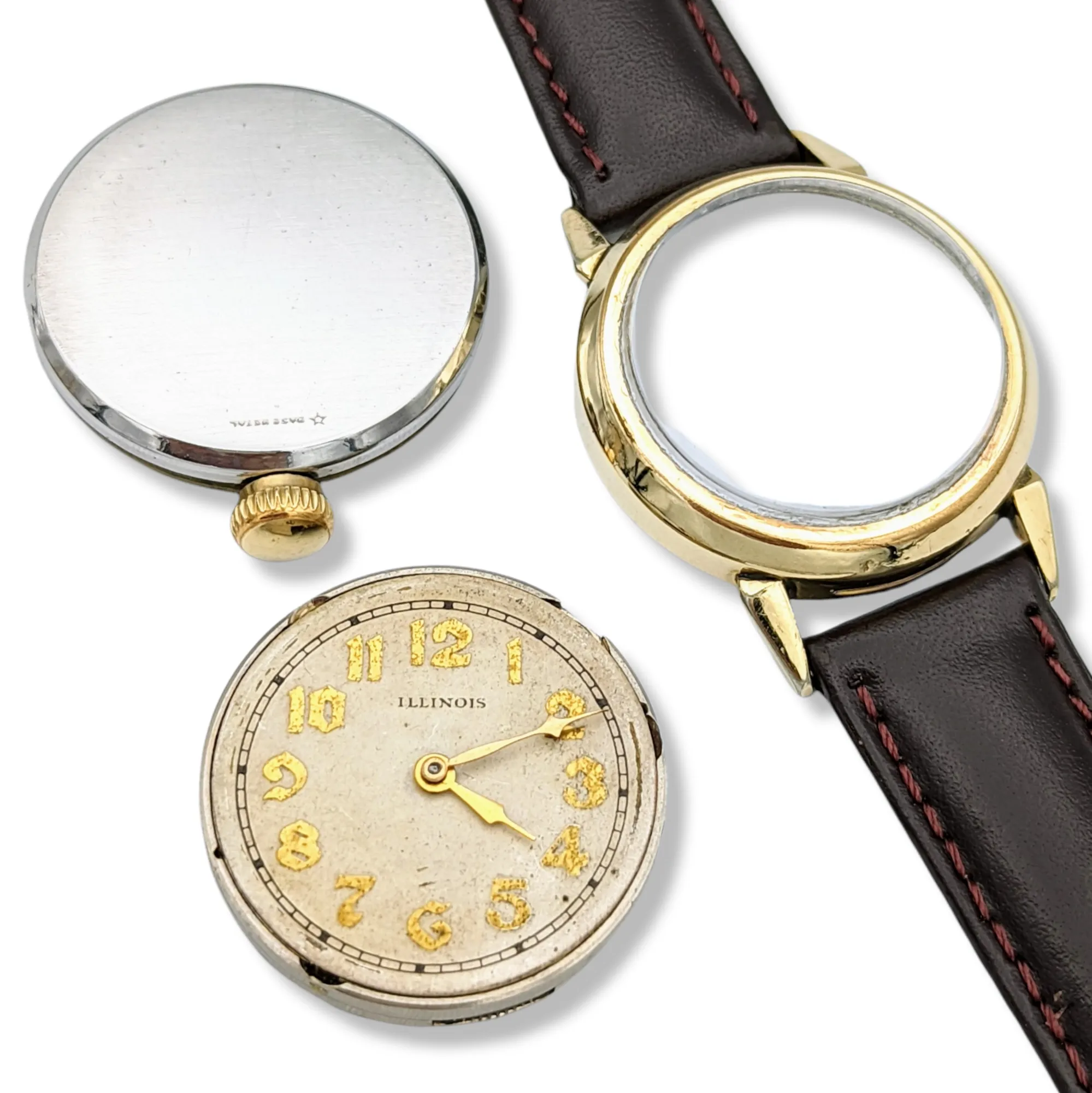 1916 ILLINOIS Watch 15 Jewels Cal. Grade 23 U.S.A. Made