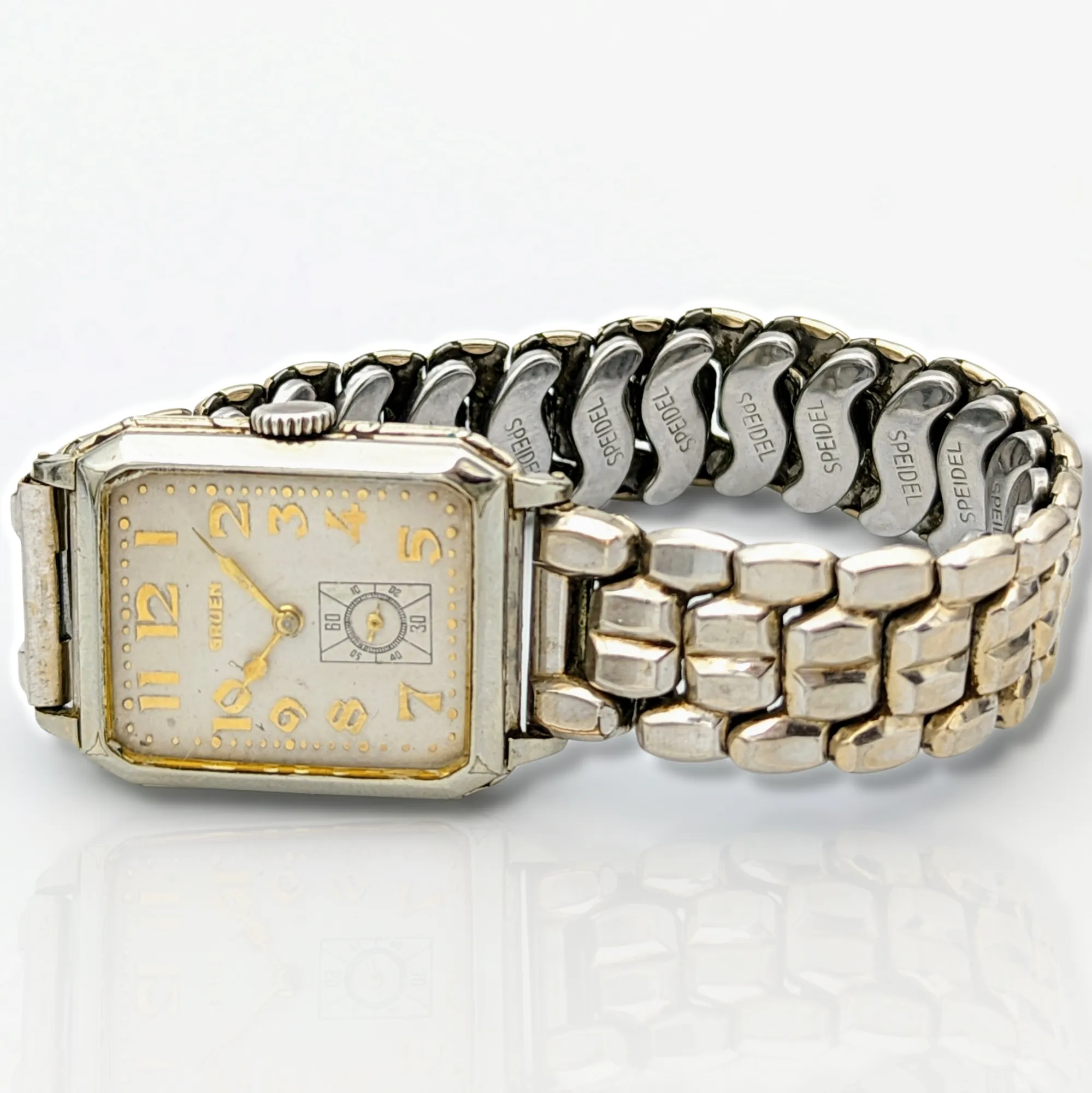 1925 GRUEN GUILD Art Deco Watch SWISS Wristwatch 15J Cal. 179