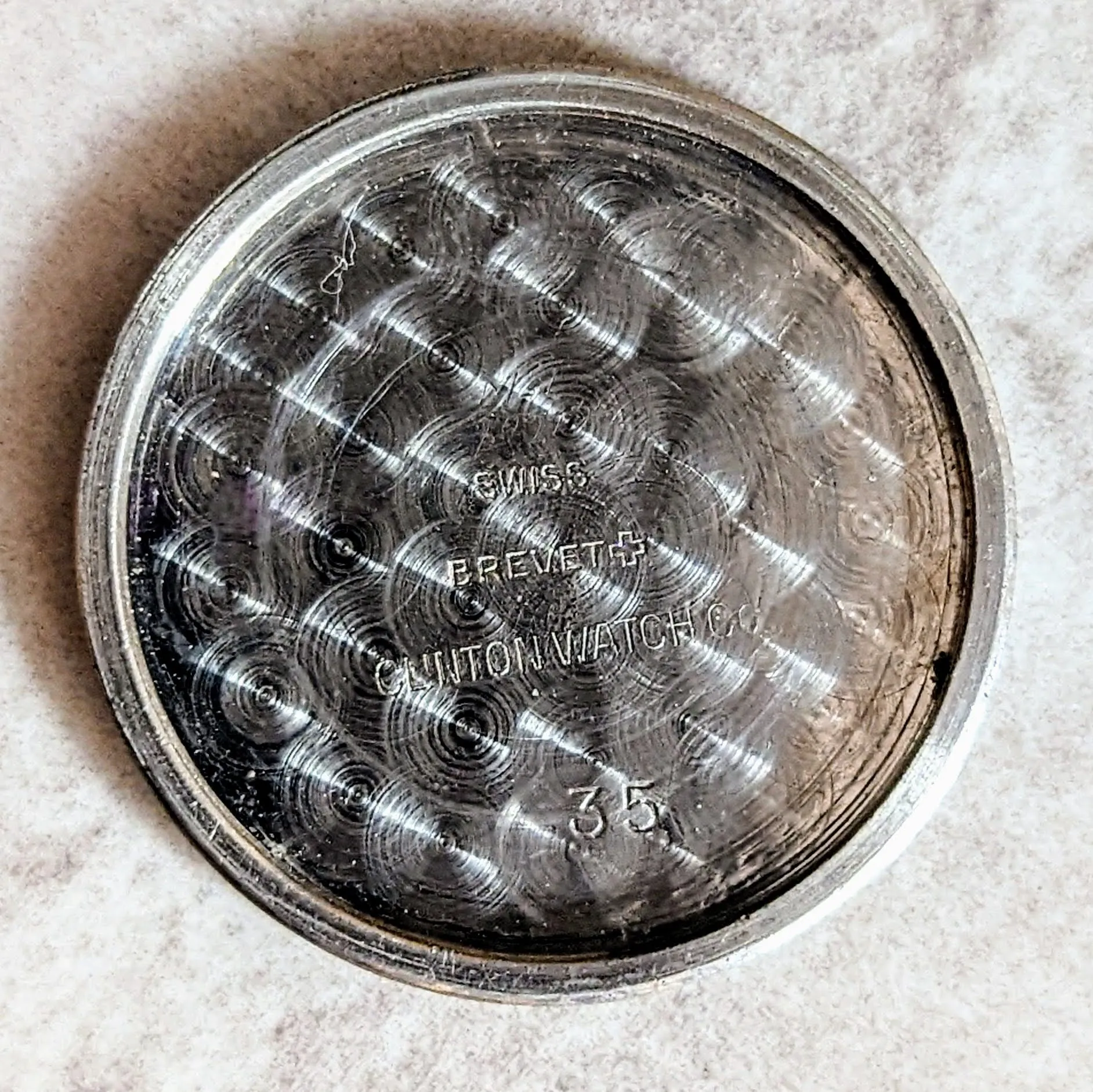 1940's BENRUS Bottle Cap Watch Model BB 14 Swiss Wristwatch 10K GF