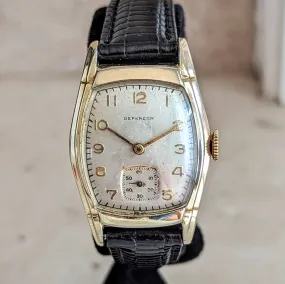 1940s DEFENDER Mechanical Wristwatch 17 Jewels Swiss Made Vintage Watch