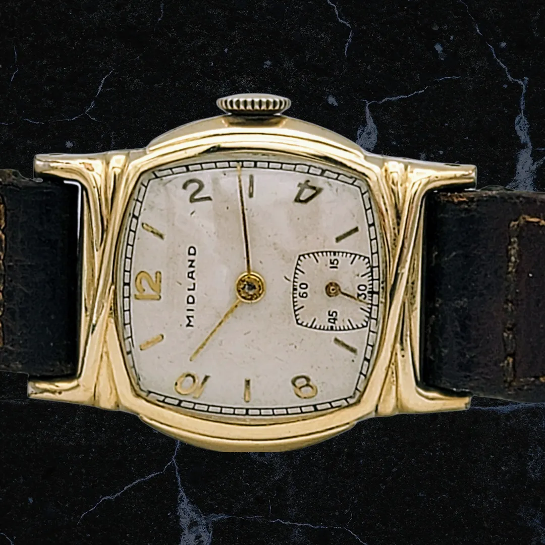 1940's Midland (Delma/Certina) Watch with STRIKING case
