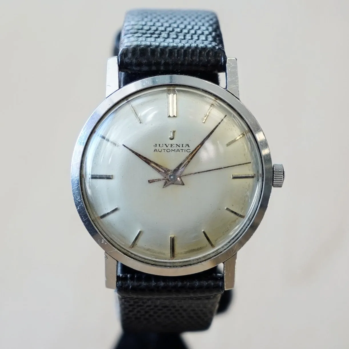 1950's JUVENIA Automatic Watch Waterproof Swiss Made Vintage Wristwatch