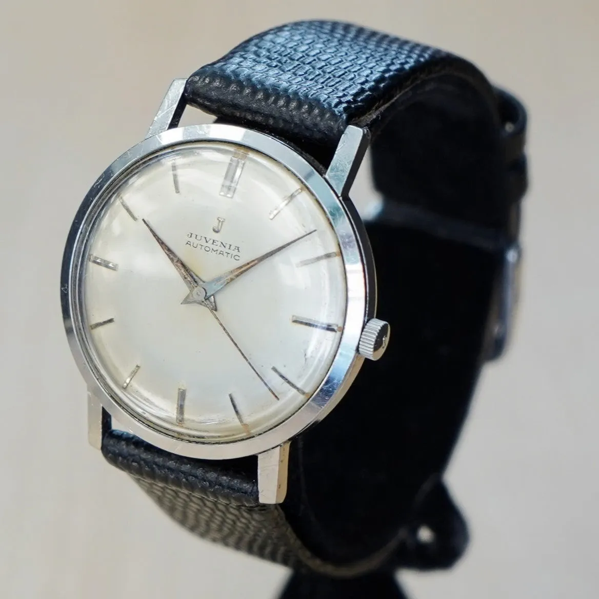 1950's JUVENIA Automatic Watch Waterproof Swiss Made Vintage Wristwatch