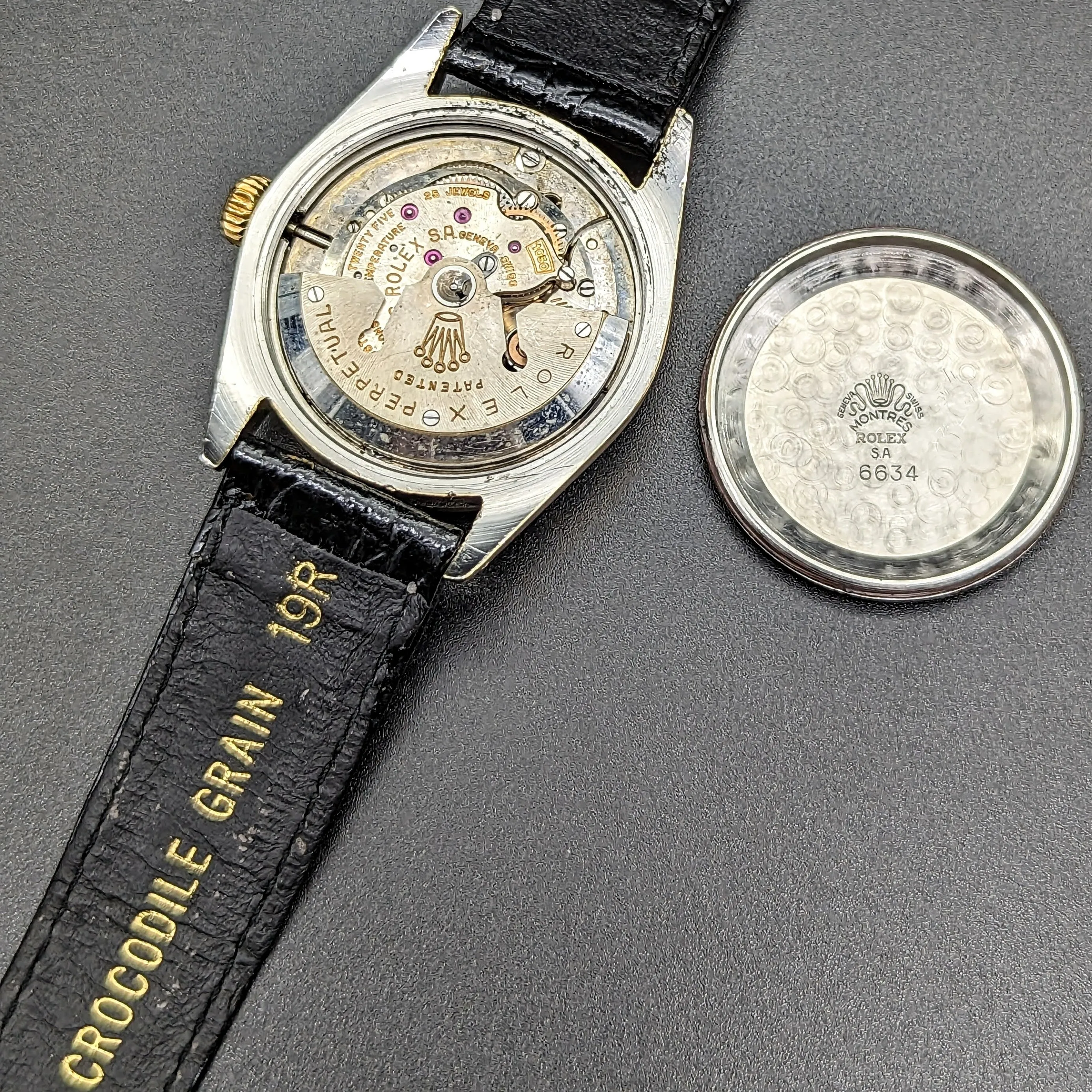 1957 ROLEX Oyster Perpetual Chronometer Automatic Wristwatch Ref. 6634 Vintage Watch