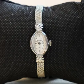 1968 BULOVA 23 Jewels Ladies Cocktail Watch Cal. 5AT 10K GF Mesh Bracelet Wristwatch