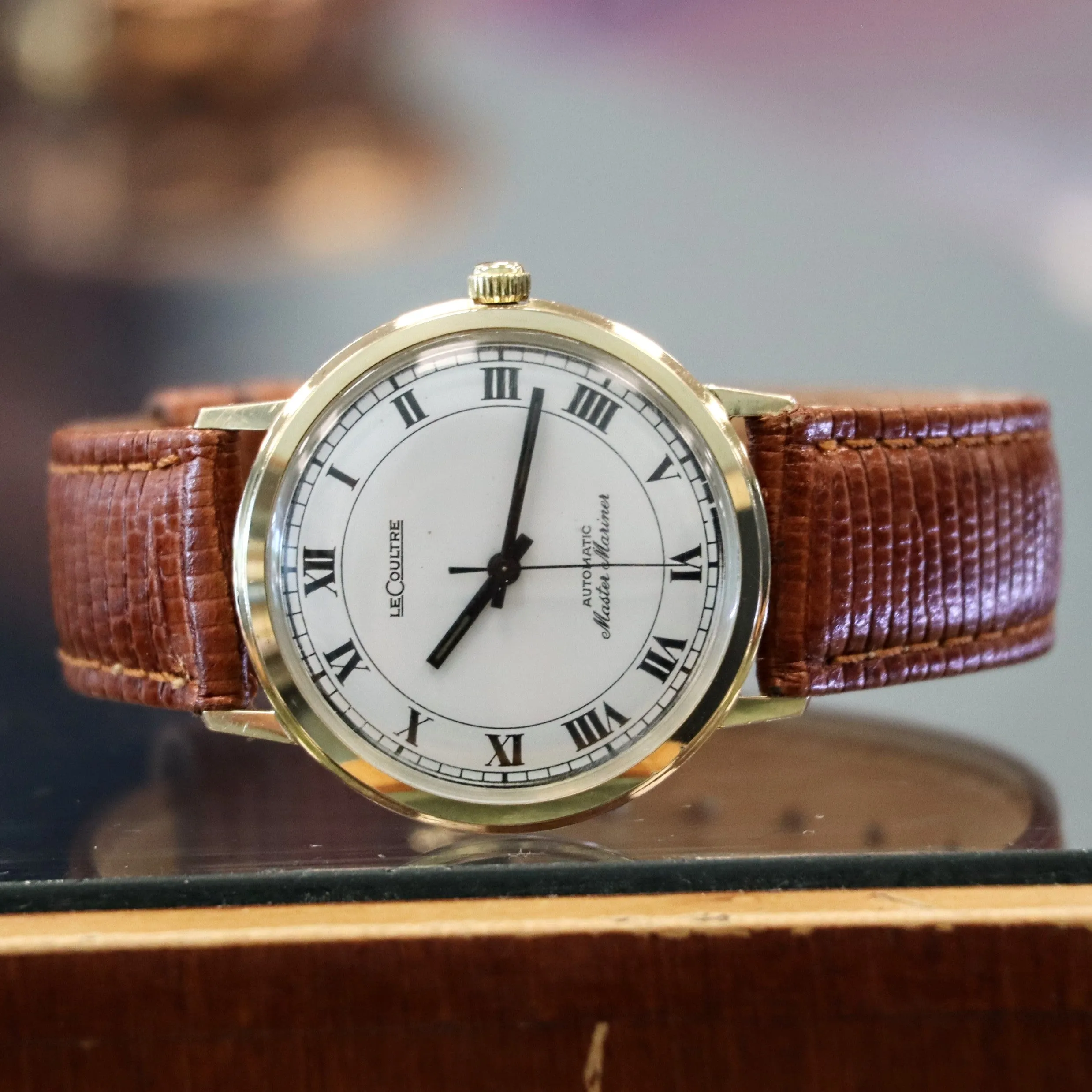 1969 LeCoultre Automatic Watch Master Mariner 17 Jewels Cal. K882 Wristwatch