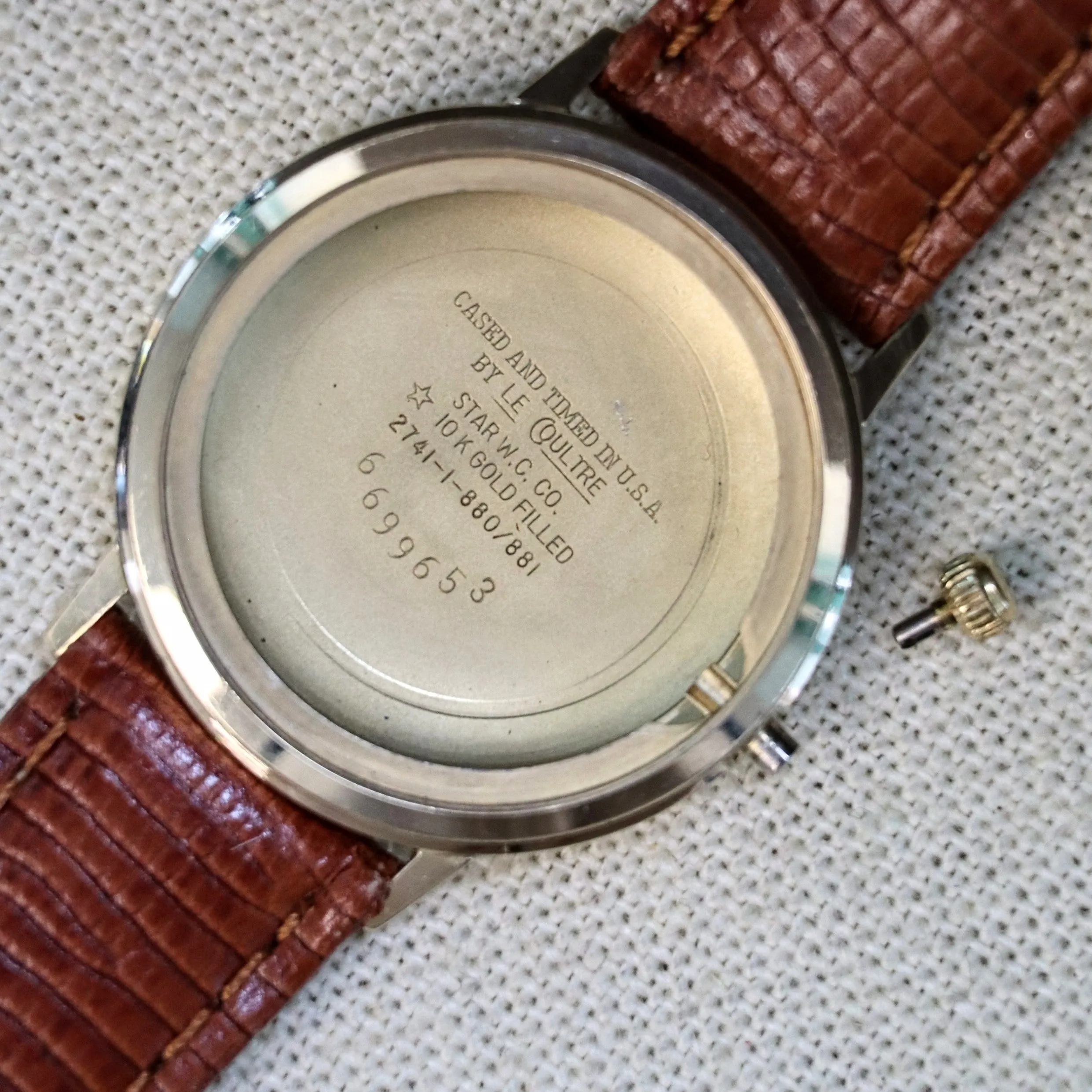 1969 LeCoultre Automatic Watch Master Mariner 17 Jewels Cal. K882 Wristwatch
