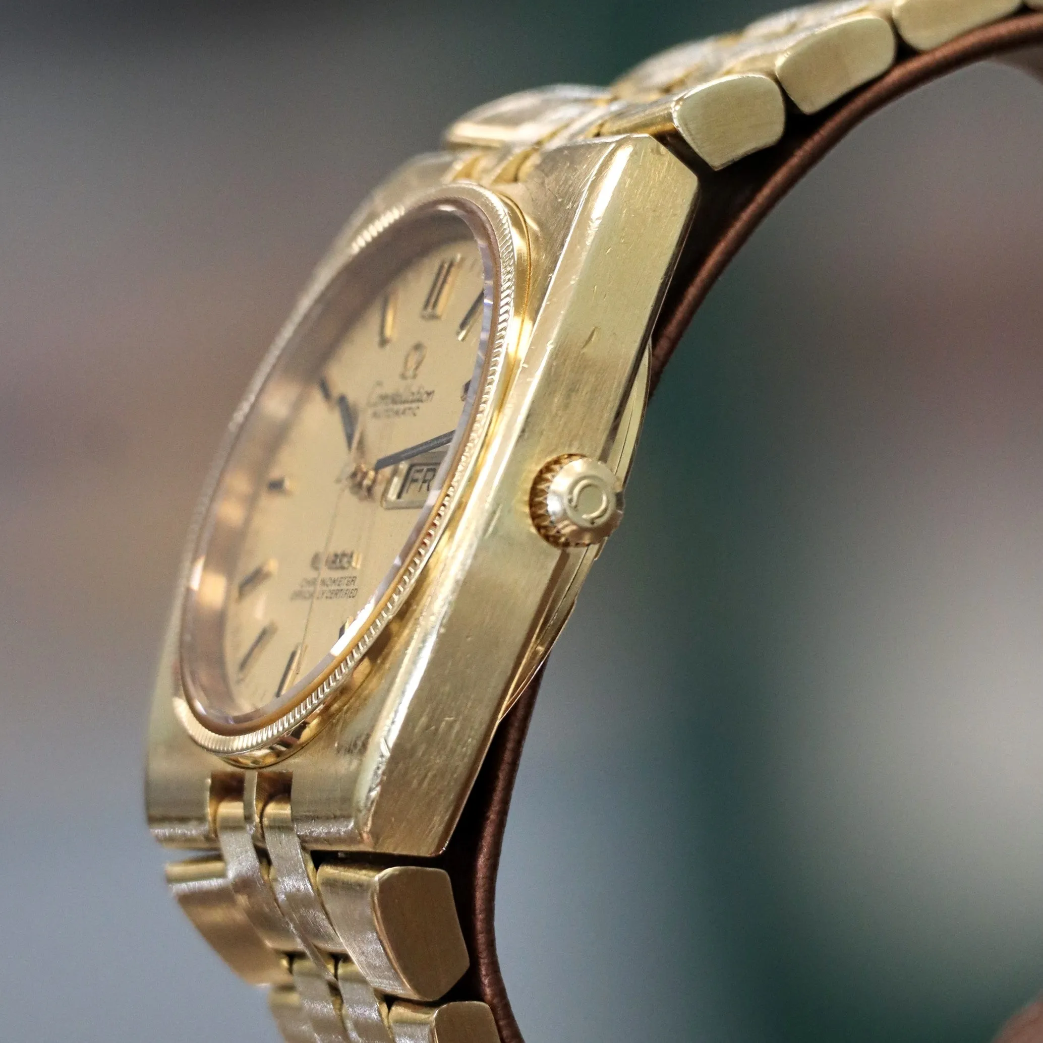 1972 OMEGA Constellation Automatic Watch Ref. 168.0054 23 Jewels Cal. 1021 ALL 18K GOLD