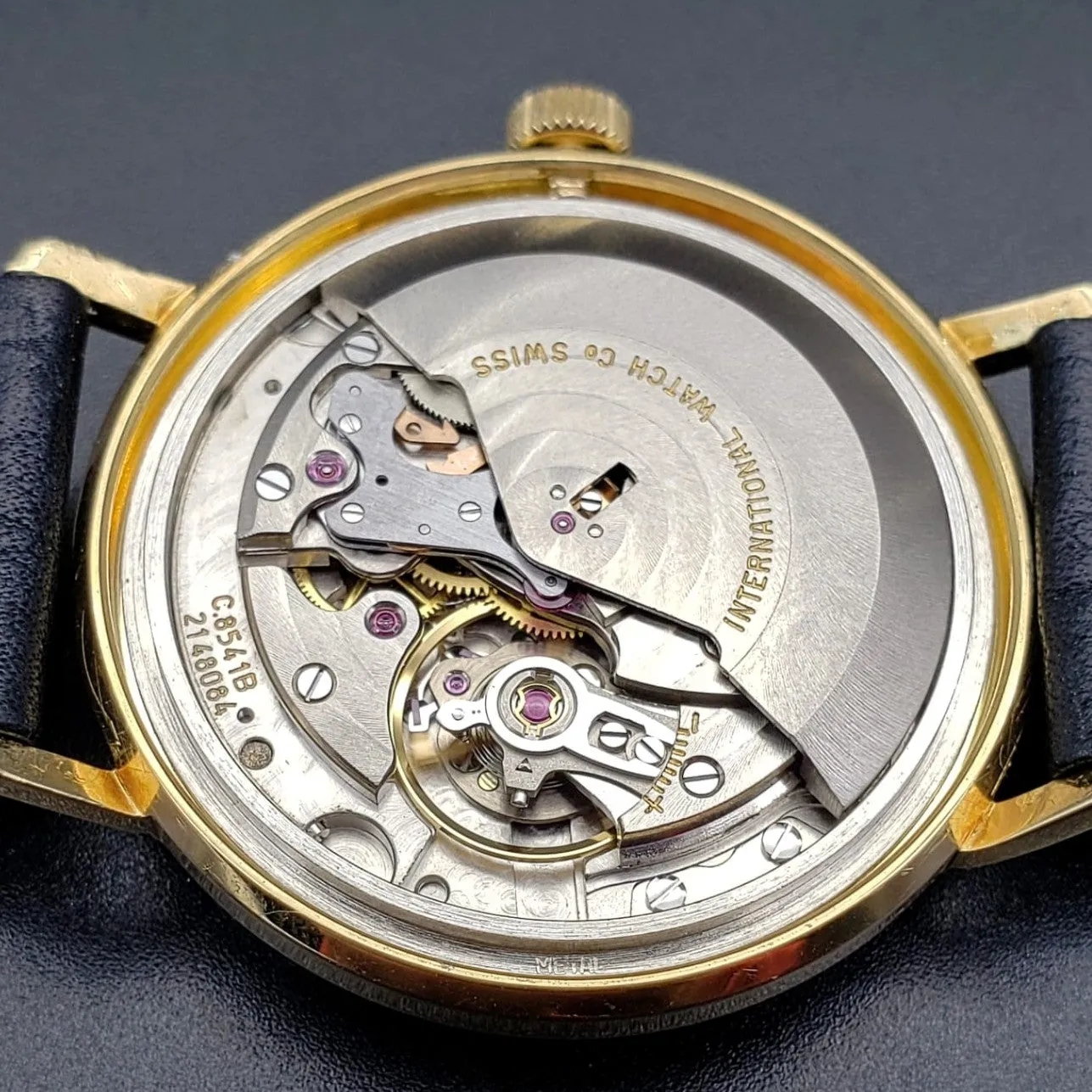 1973 International Watch Company Reference 1818 Cal 8541B 25J 18K Solid Gold