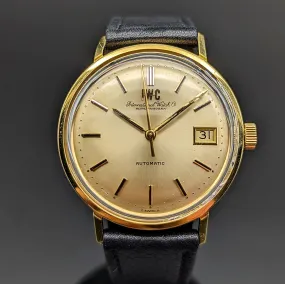 1973 International Watch Company Reference 1818 Cal 8541B 25J 18K Solid Gold