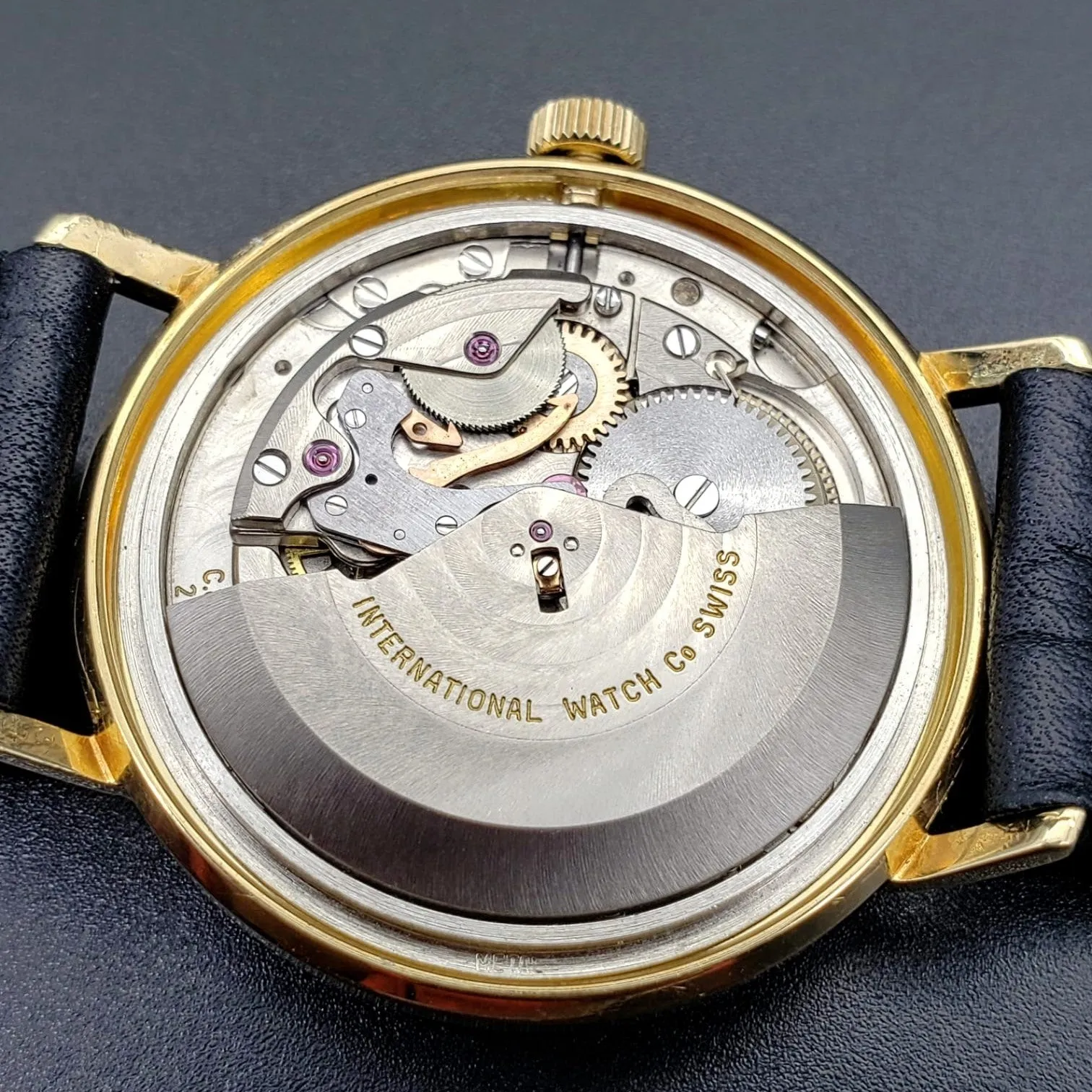 1973 International Watch Company Reference 1818 Cal 8541B 25J 18K Solid Gold