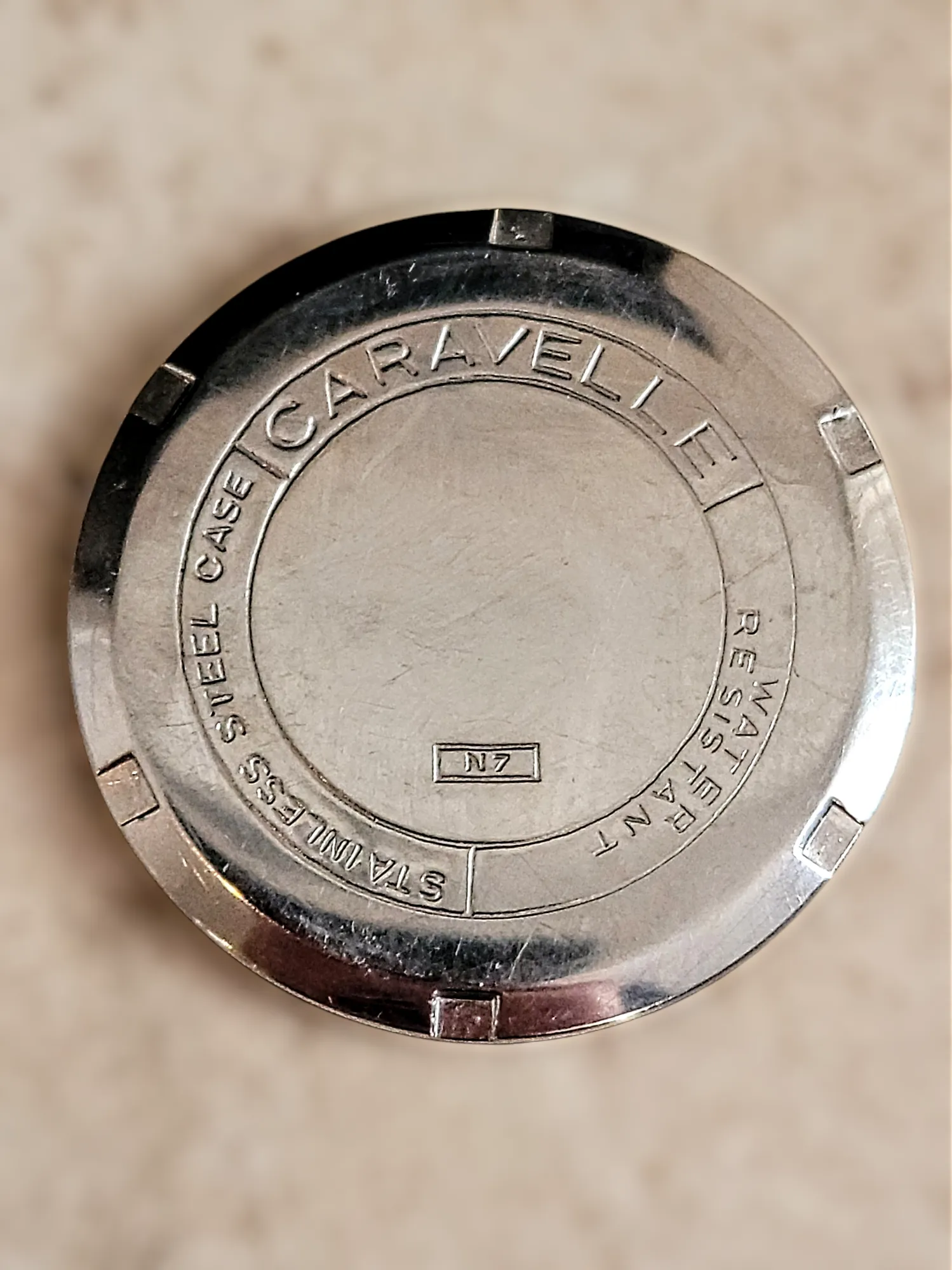 1977 CARAVELLE By Bulova Diver Watch Pepsi Bezel - All S. Steel