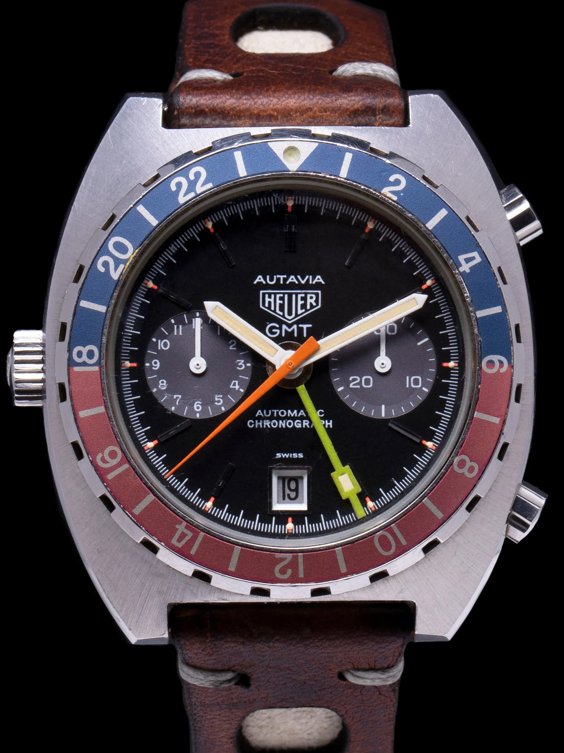 1984 Heuer Autavia GMT (Ref. 11063)