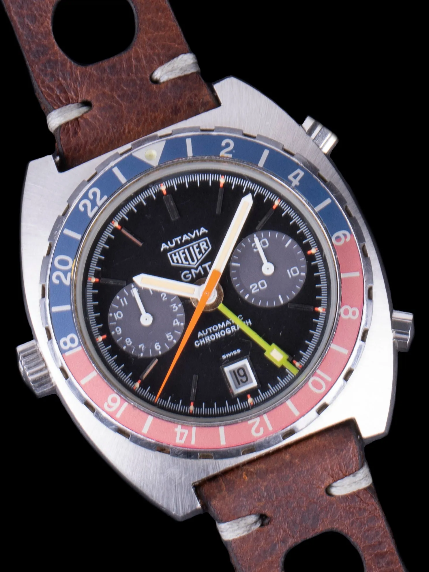 1984 Heuer Autavia GMT (Ref. 11063)