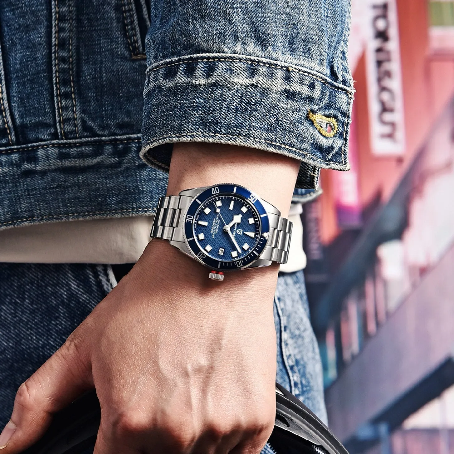 2022 New PAGANI DESIGN BB58 Men&#39;s mechanical watches luxury automatic wristwatch stainless steel waterproof clock Reloj Hombre