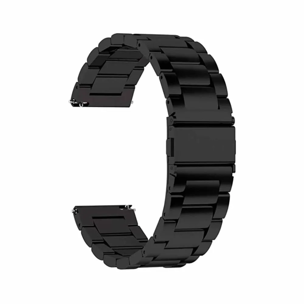 22mm watch 3 links stainless -steel strap - Rose gold