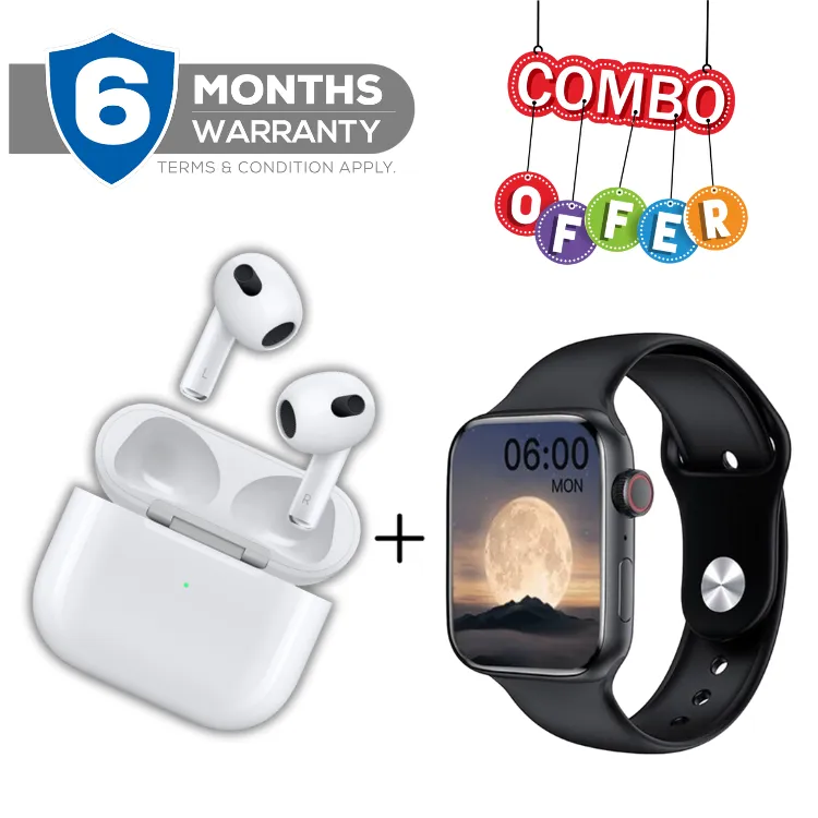 Airpods 3 (3rd Gen)   Intelligent Watch Series 9 | Combo Offer