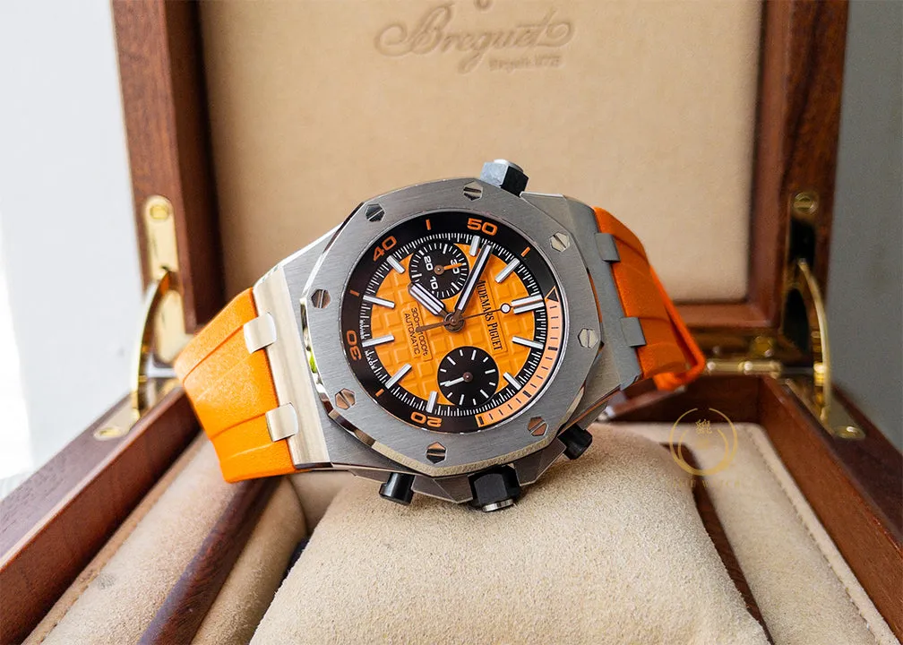AP ROO Diver Chronograph 26703ST Orange