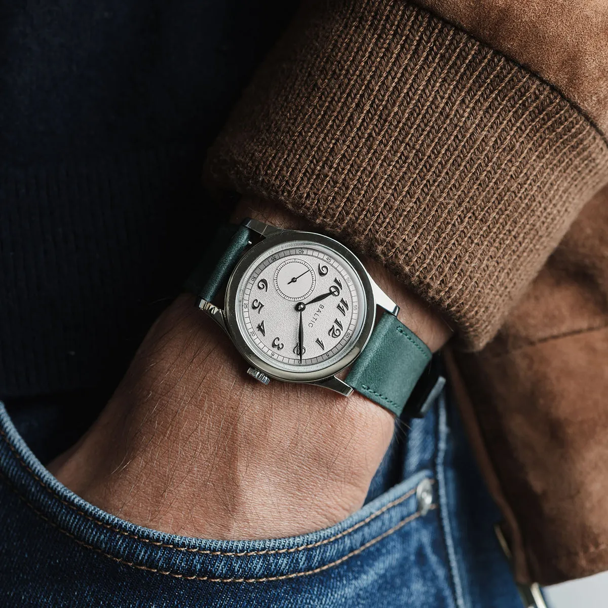 BALTIC MR CLASSIC SILVER (STITCHED GREEN)