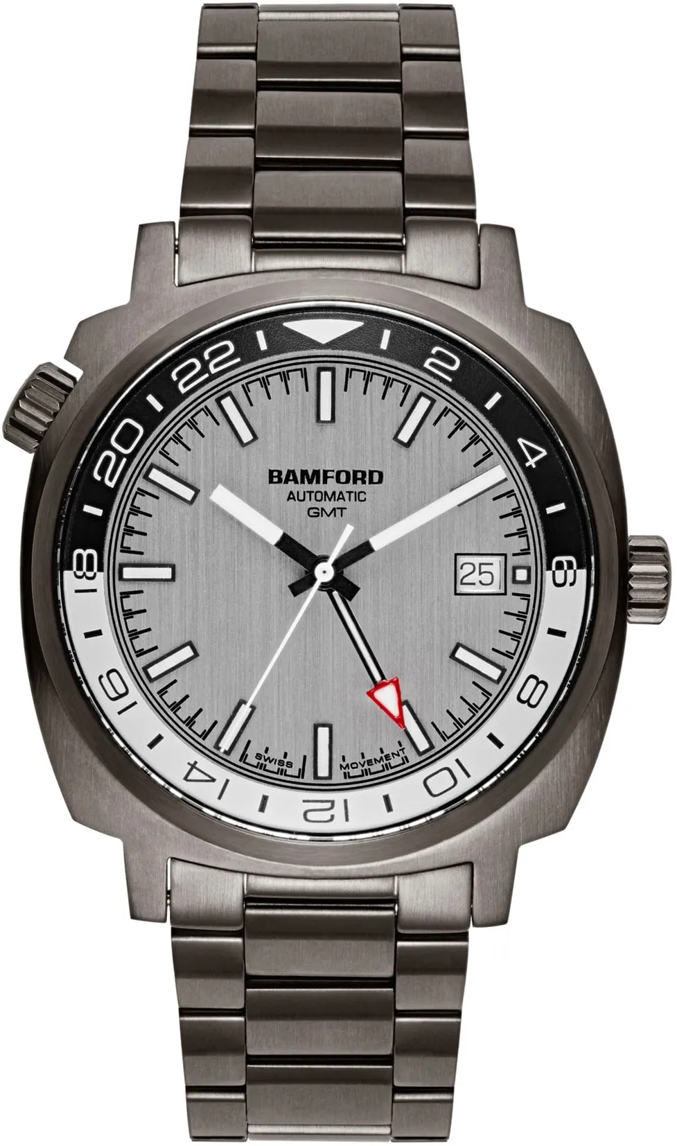BAM Watch GMT Grey Black White