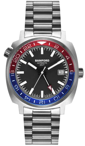 BAM Watch GMT Steel Red Blue Nightowl