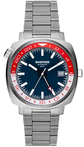 BAM Watch GMT Steel Red White