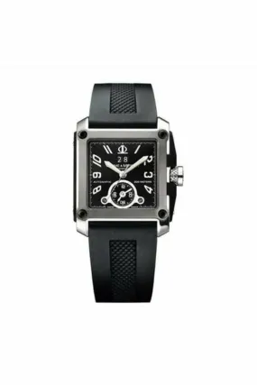 baume & mercier hampton xl magnum 45mm x 34mm stainless steel & titanium men's watch