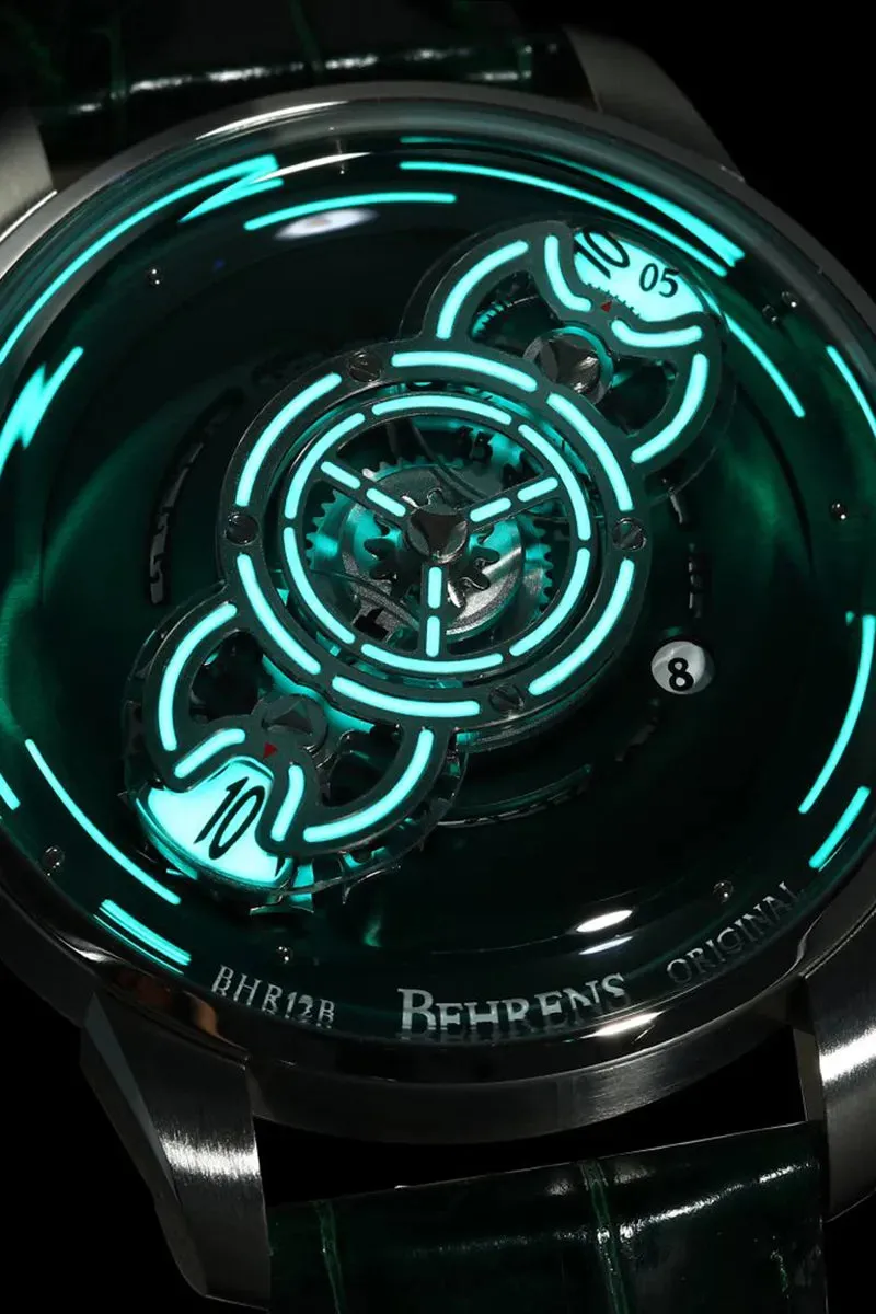 BEHRENS "SPACE TRAVELLER" AUTOMATIC GREEN FUME