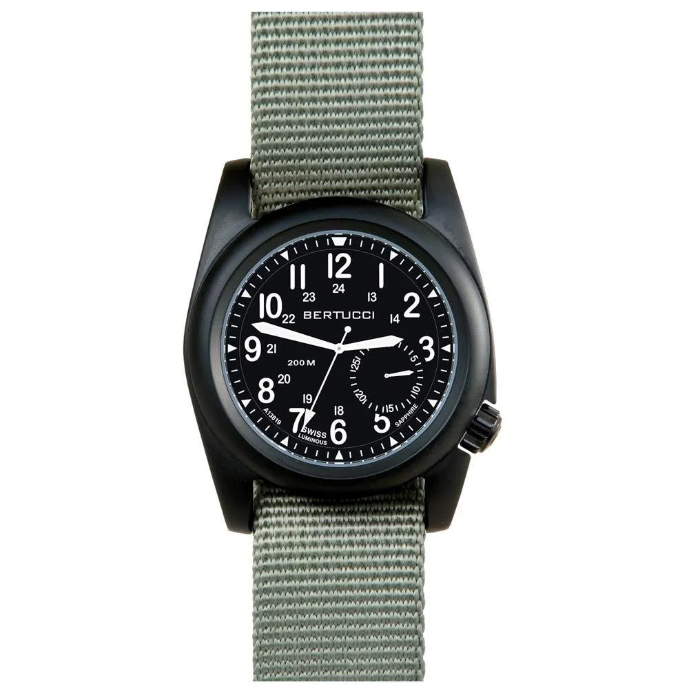 Bertucci A-2S Ballista Defender Drab Nylon Black Dial Field Watch