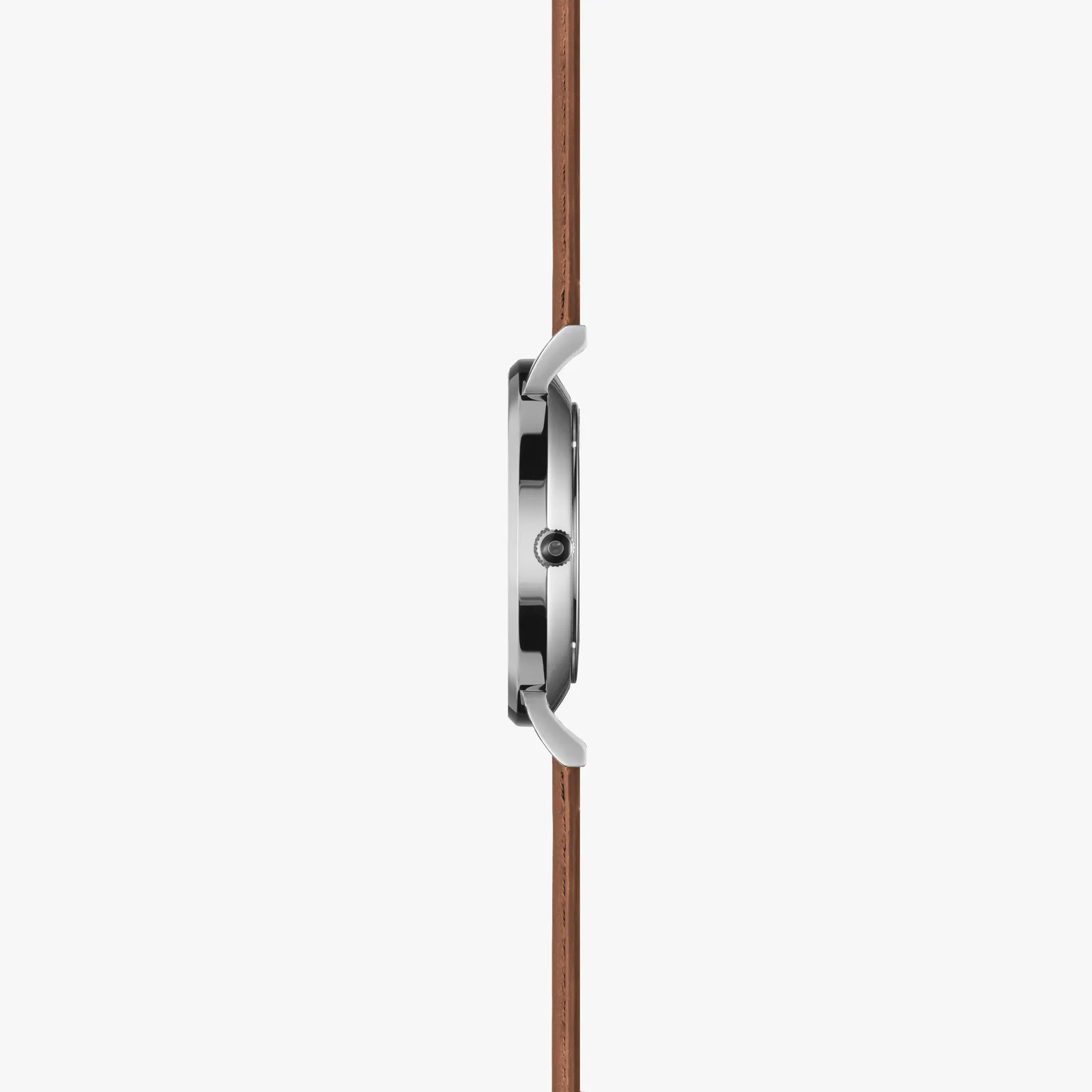 Black   Silver Solar Classic (Brown Eco Vegan Leather)