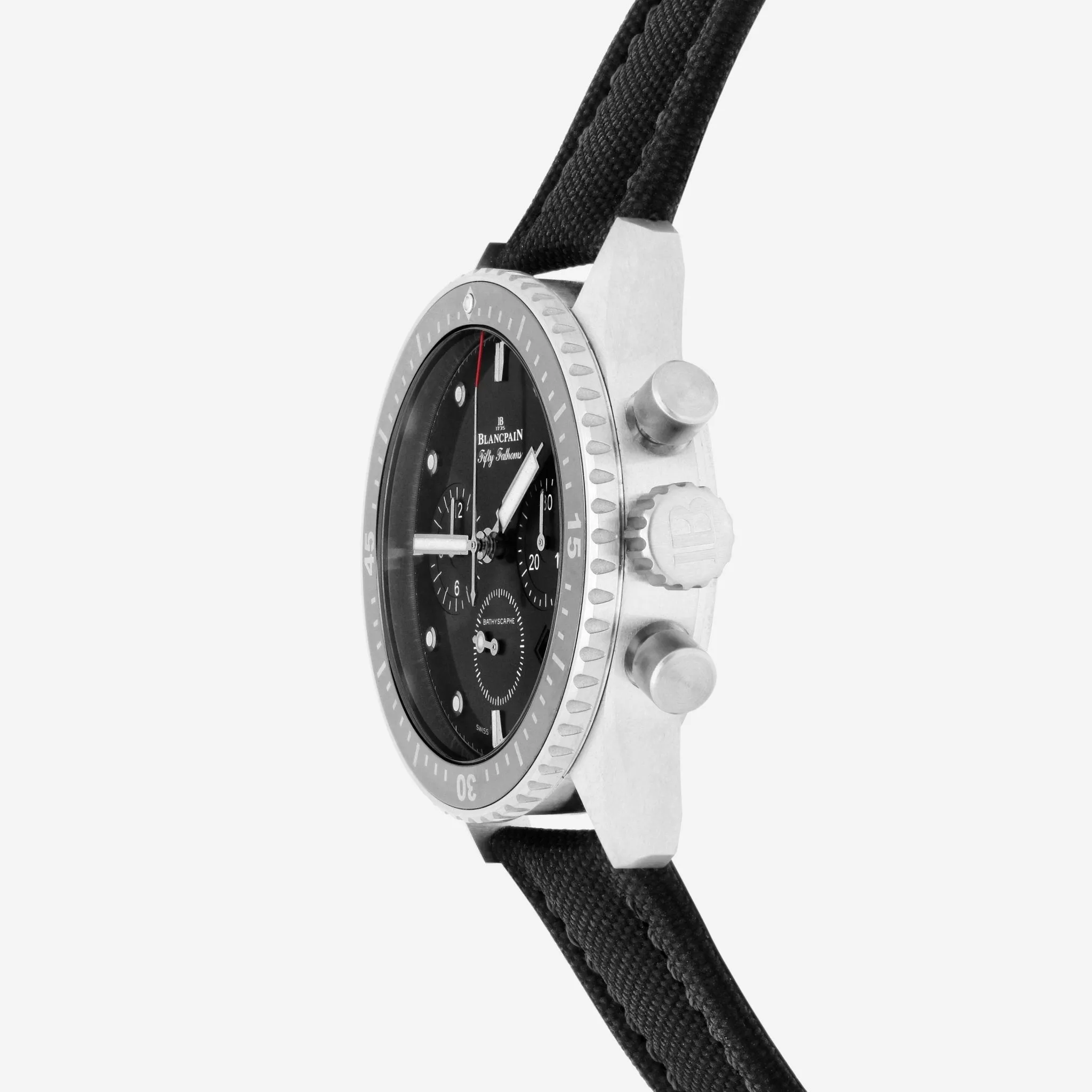 Blancpain Fifty Fathoms Bathyscaphe 43mm Chronograph Flyback Automatic Men's Watch 5200-1110-B52A
