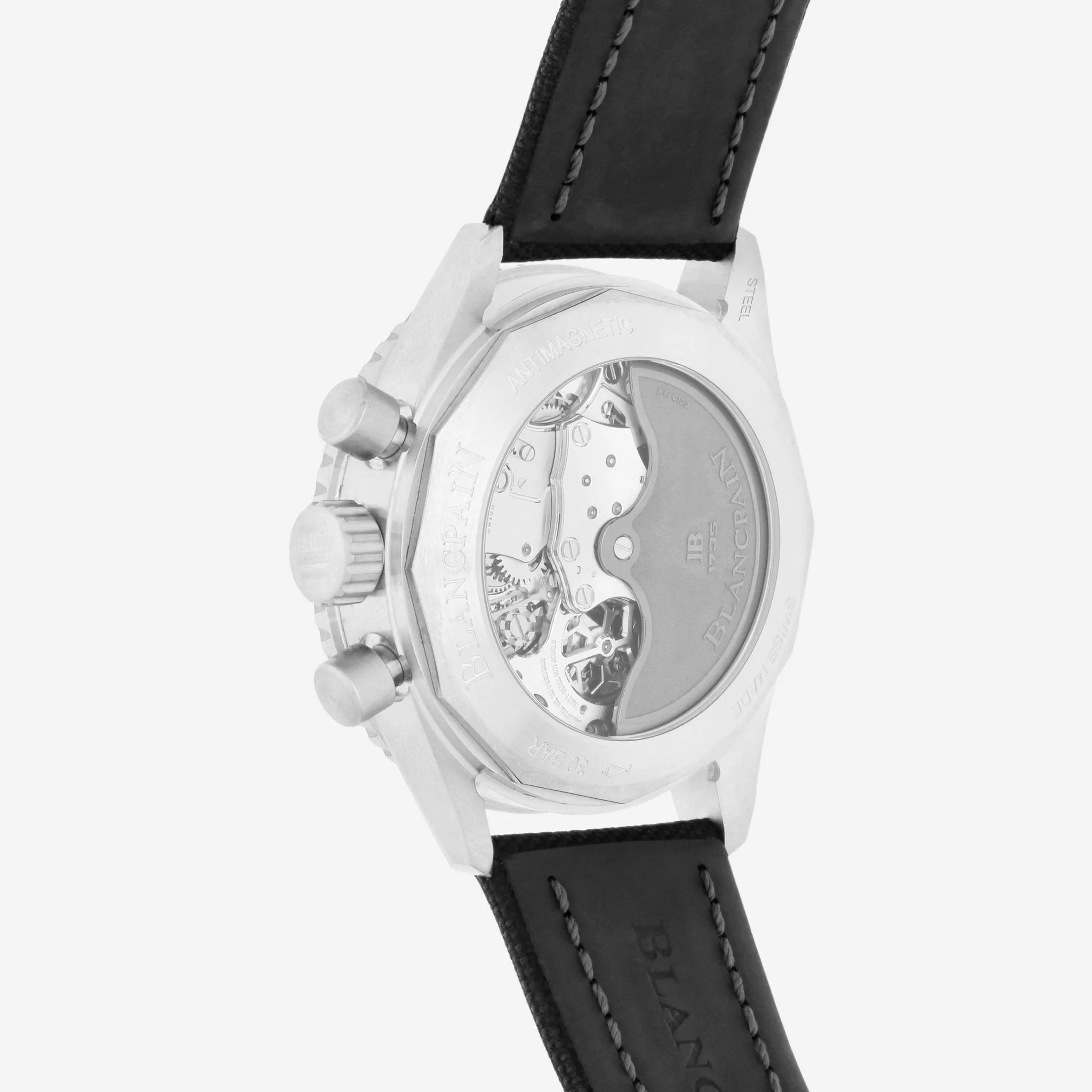 Blancpain Fifty Fathoms Bathyscaphe 43mm Chronograph Flyback Automatic Men's Watch 5200-1110-B52A