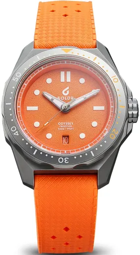 Boldr Watch Odyssey Freediver Citrus Orange Limited Edition D