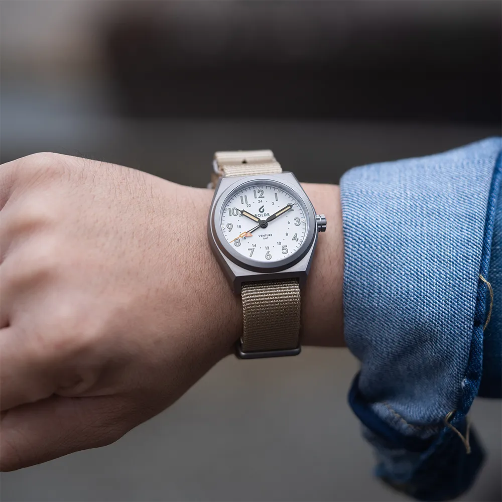 Boldr Watch Venture GMT Khaki