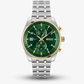 BOSS Skytraveller Chronograph Green Watch
