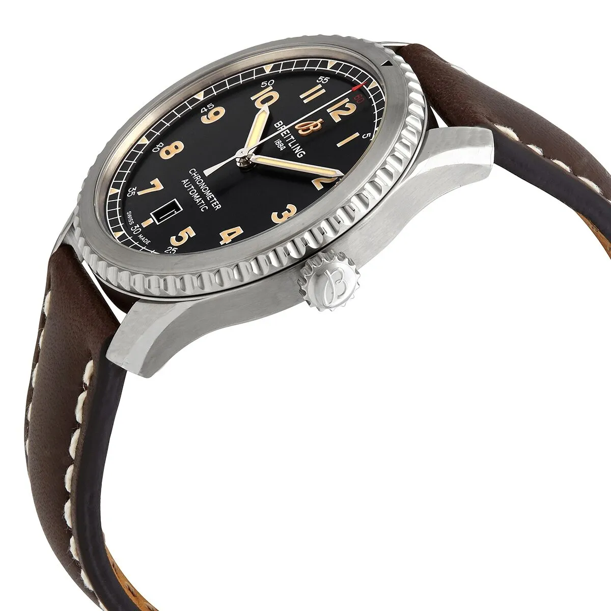 Breitling Avaitor 8 Automatic Chronometer Black Dial Men's Watch A17315101B1X3