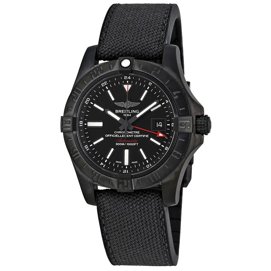 Breitling Avenger II GMT Automatic Black Dial Men's Watch M3239010/BF04-253S