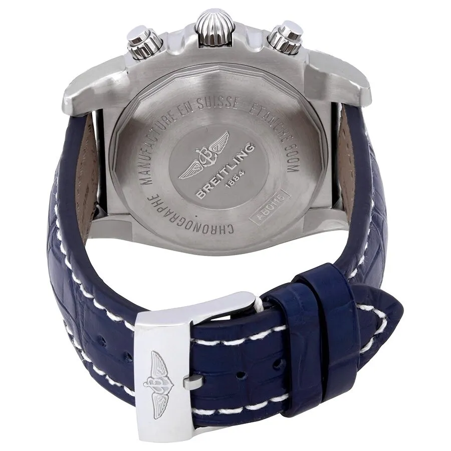 Breitling Chronomat Chronograph Automatic Chronometer Blue Dial Men's Watch AB0115101C1P1