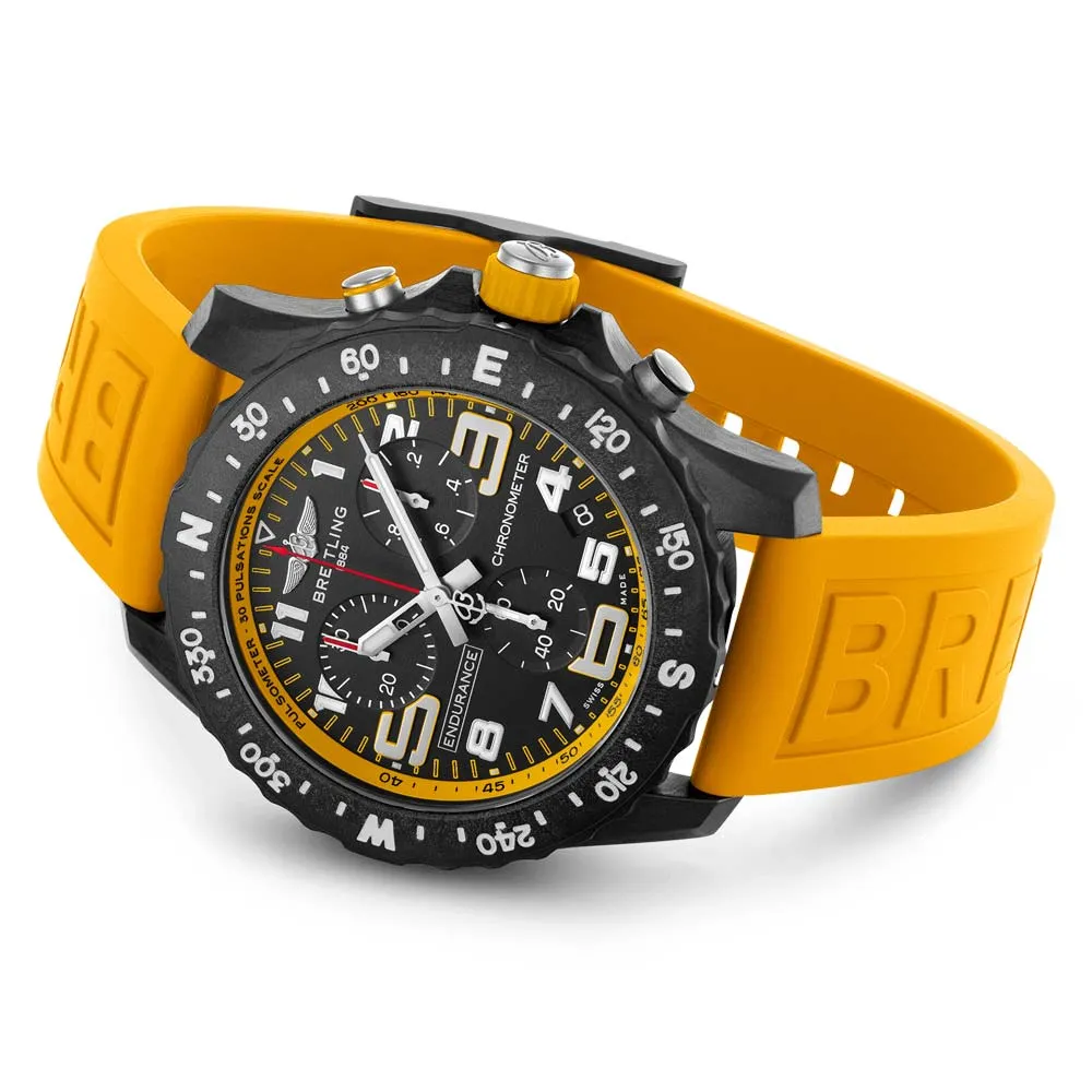 Breitling Endurance Pro 44mm Black Dial Breitlight Quartz Gents Watch X82310A41B1S1