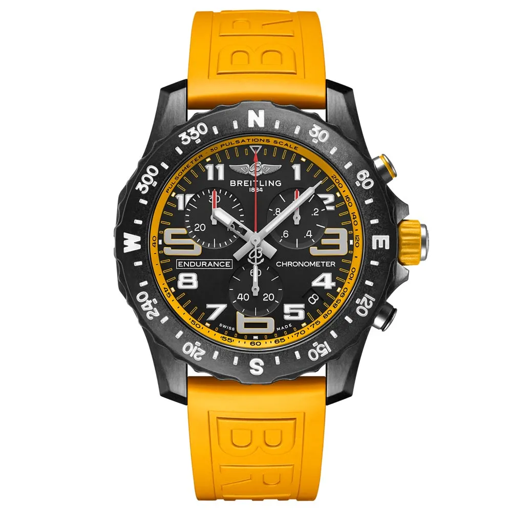 Breitling Endurance Pro 44mm Black Dial Breitlight Quartz Gents Watch X82310A41B1S1
