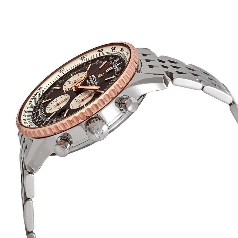Breitling Navitimer 1 Chronograph Automatic Chronometer Black Dial Men's Watch UB0127211B1A1