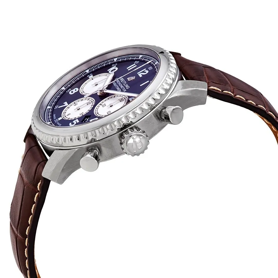 Breitling Navitimer 8 Chronograph Automatic Chronometer Blue Dial Men's Watch AB0117131C1P2