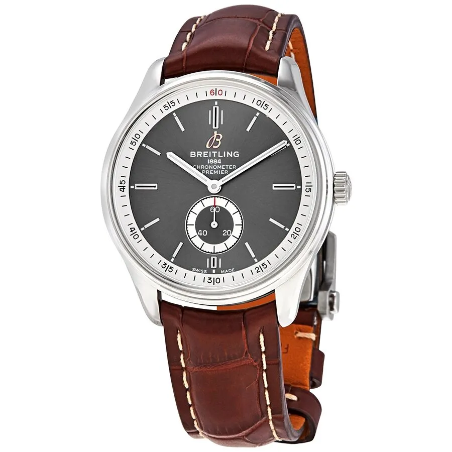 Breitling Premier Automatic Chronometer Anthracite Dial Men's Watch A37340351B1P1