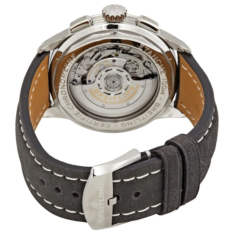 Breitling Premier Chronograph Automatic Silver Dial Men's Watch AB0118221G1X2
