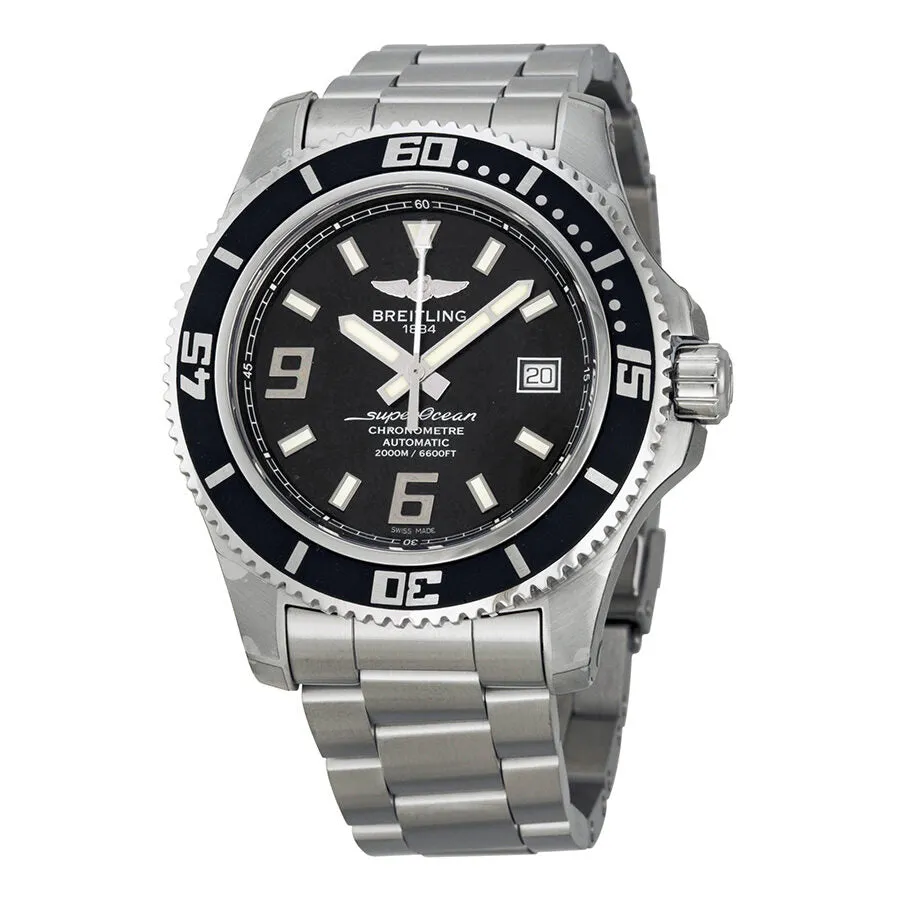 Breitling Superocean 44 Automatic Black Dial Men's Watch A1739102-BA77SS A1739102-BA77-162A