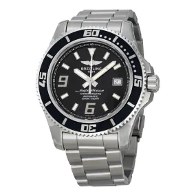 Breitling Superocean 44 Automatic Black Dial Men's Watch A1739102-BA77SS A1739102-BA77-162A