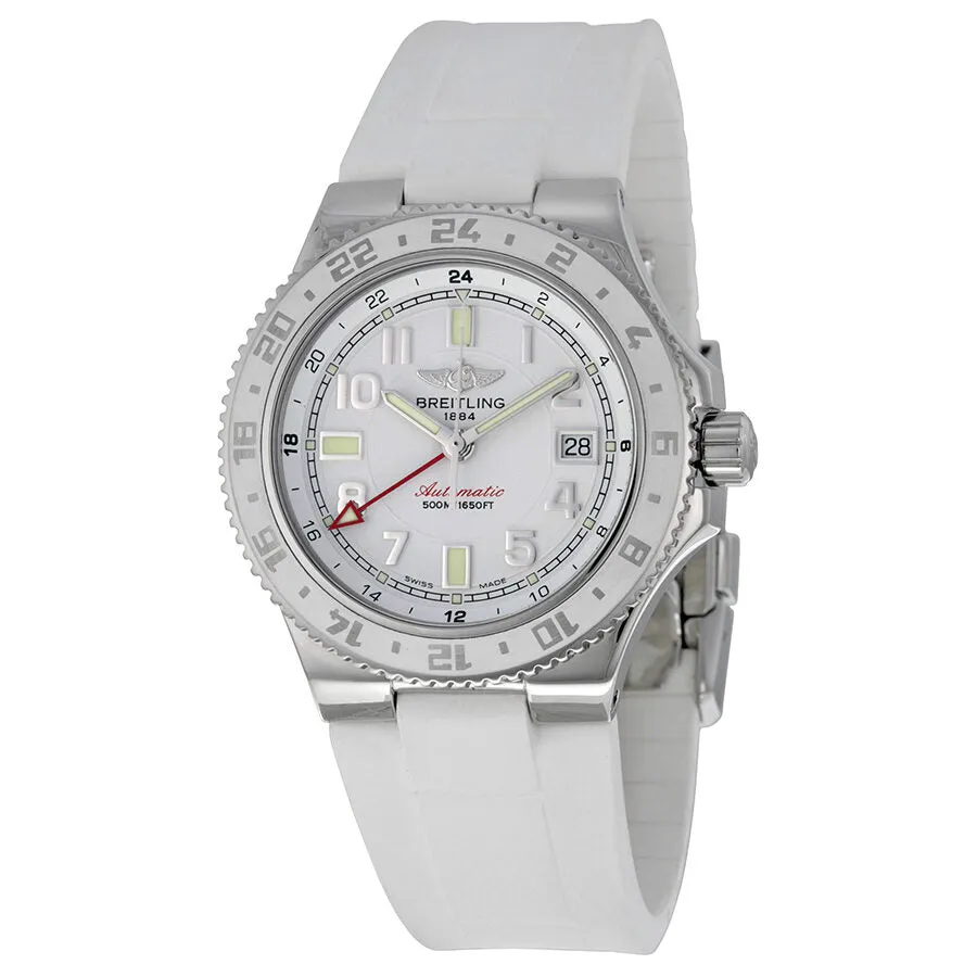 Breitling Superocean GMT Automatic White Dial Men's Watch A32380A9-A737 A32380A9-A737-146S