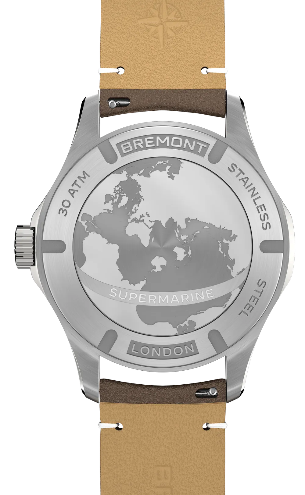 Bremont Supermarine 300M Date Black Leather