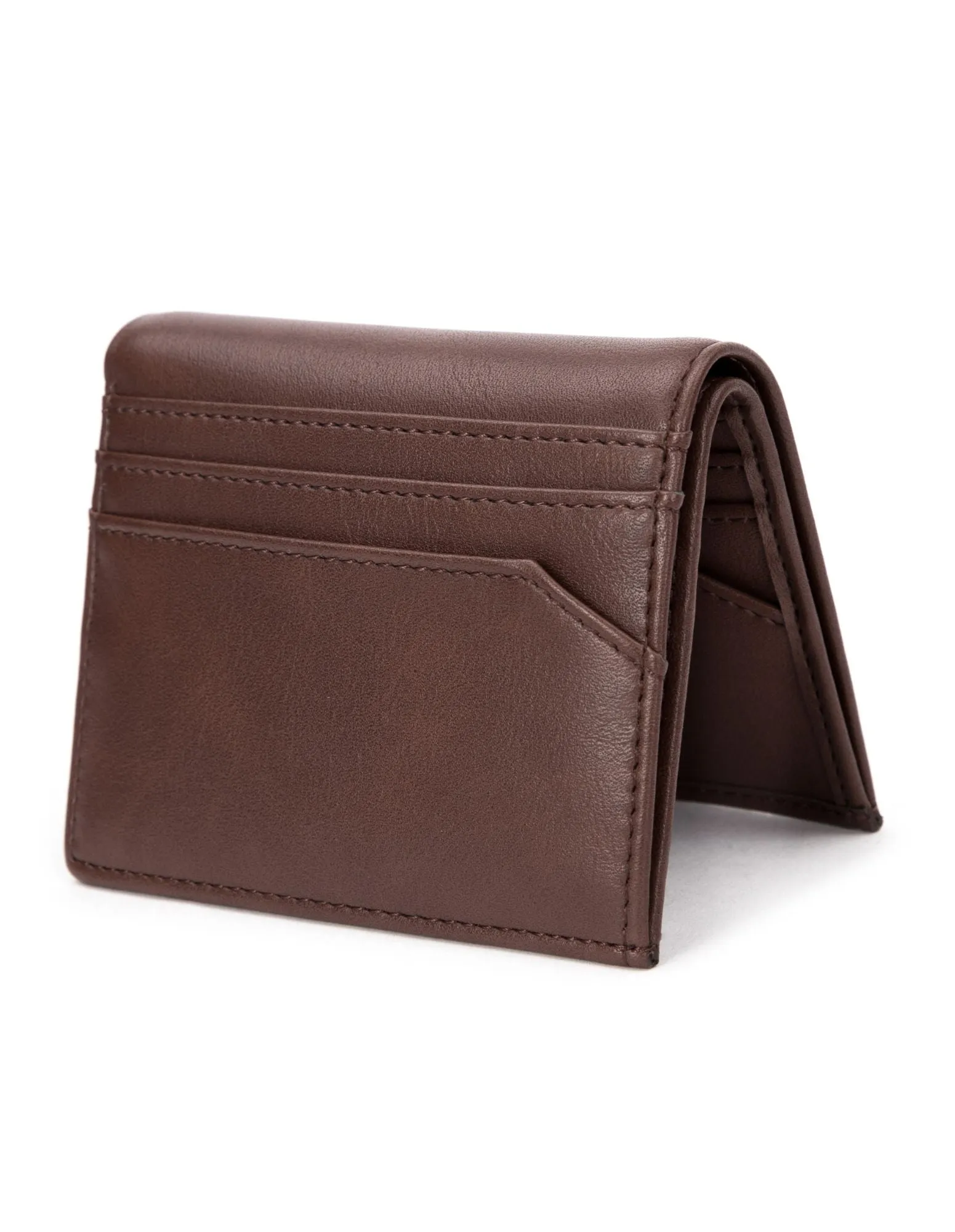 Broome Vegan Minimalist Unisex Wallet | Brown