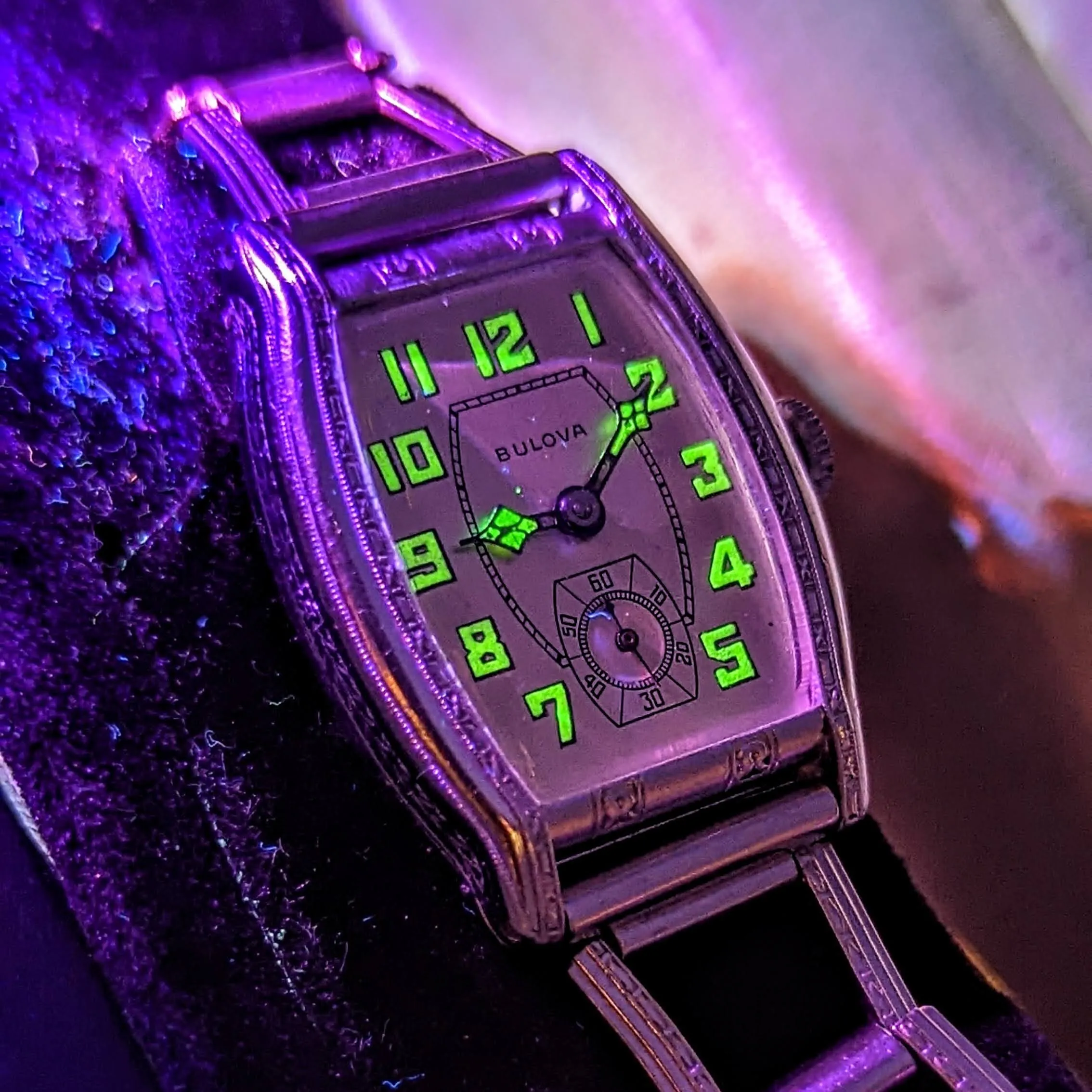 BULOVA 1930 Lone Eagle Watch “In Honor of Col. Charles A. Lindbergh” Wristwatch Original BOX!